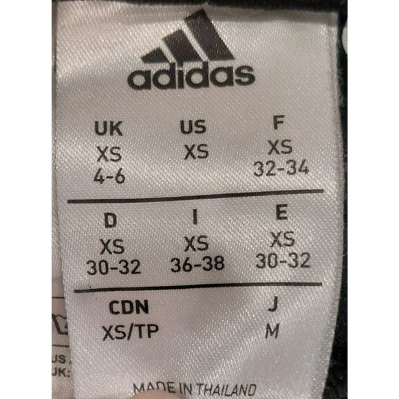 ADIDAS Climacool Women XS Black Pants Athletic Zip Ankle Workout Run Gym Joggers - Picture 3 of 10